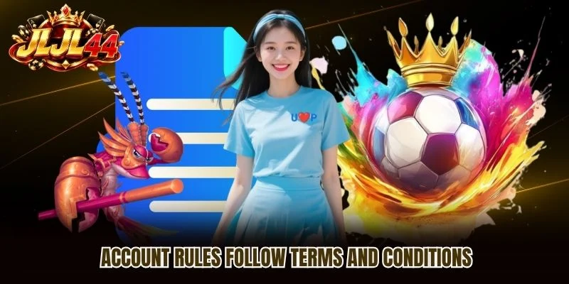 Account rules follow Terms and Conditions Account rules follow Terms and Conditions